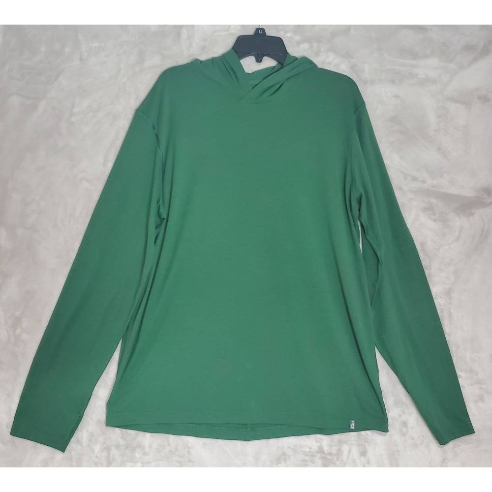 Stio Divide Men's Lightweight Hoodie Size XL Pullover Green Hiking Outdoors Ski